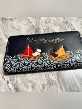 Radley London Plain Sailing Leather zip around wallet Scottie Dogs